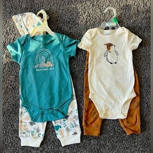 Matching Set Outfits for baby boys size 6-9M